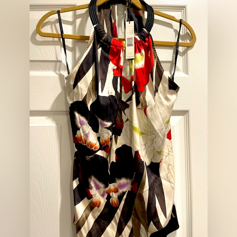 Elie Tahari silk top size S NWT